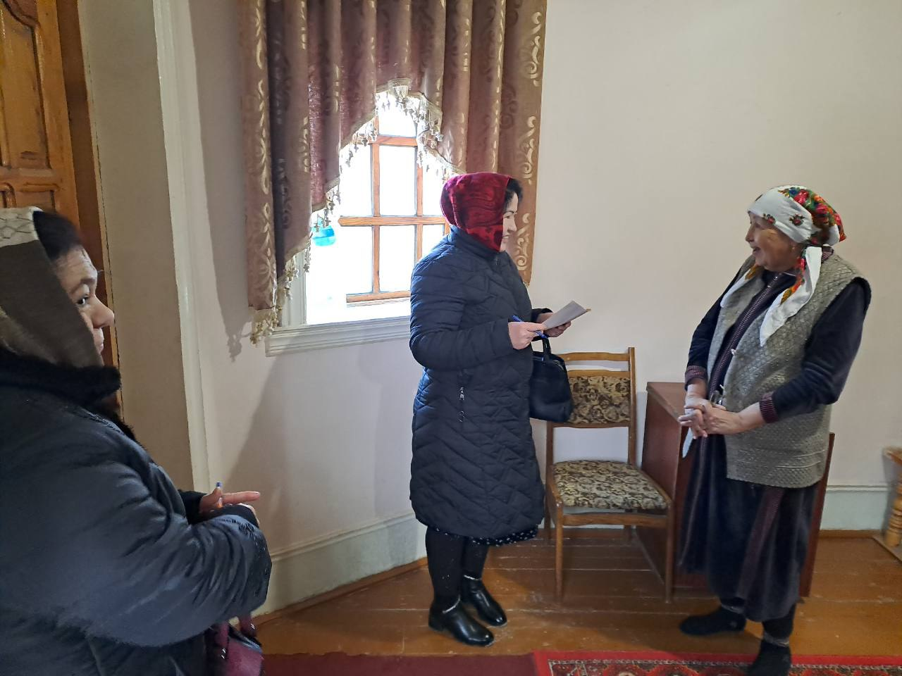 Mahallabay ishlash dasturi bo'yicha qilingan ishlar