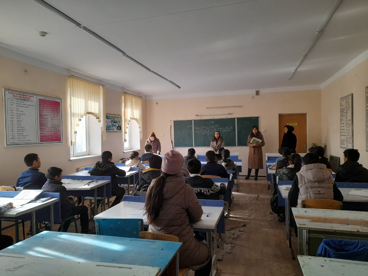 Virusli gepatit kasalligi bo'yicha umum ta'lim maktablarda tushuntirish ishlari o'tkazildi.