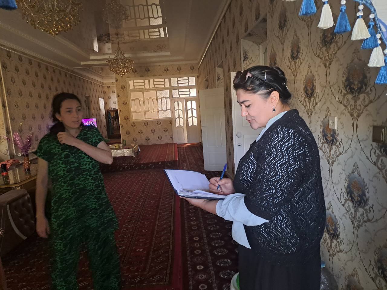 Mahallabay ishlash dasturi bo'yicha qilingan ishlar