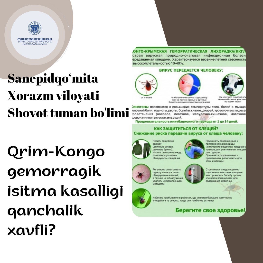 Qrim-Kongo gemorragik isitma kasalligi qanchalik xavfli?