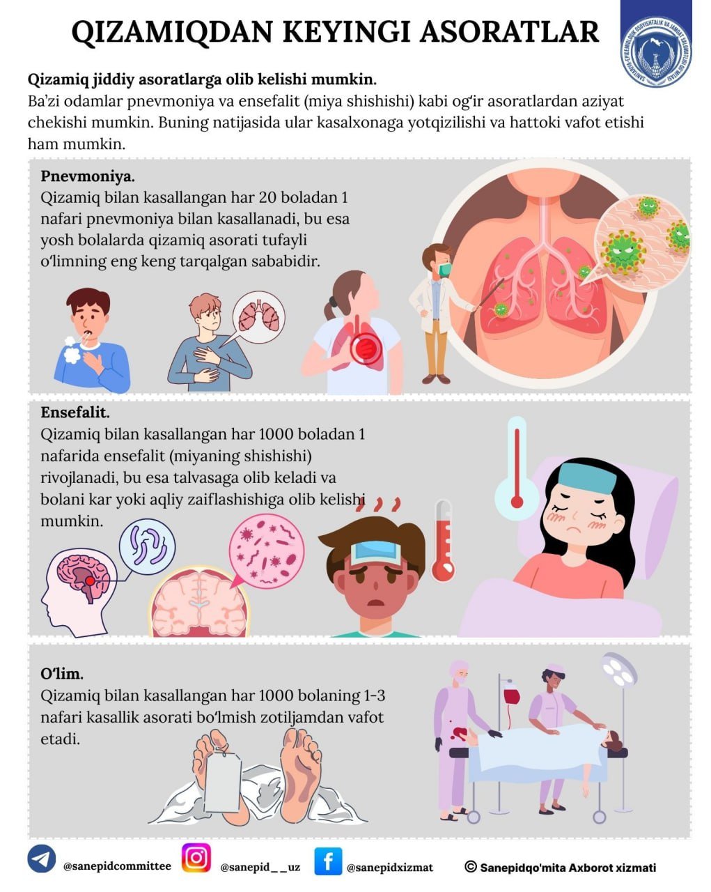QIZAMIQQA QARSHI EMLANMASLIK JIDDIY OQIBATLARGA SABAB BO'LADI!
