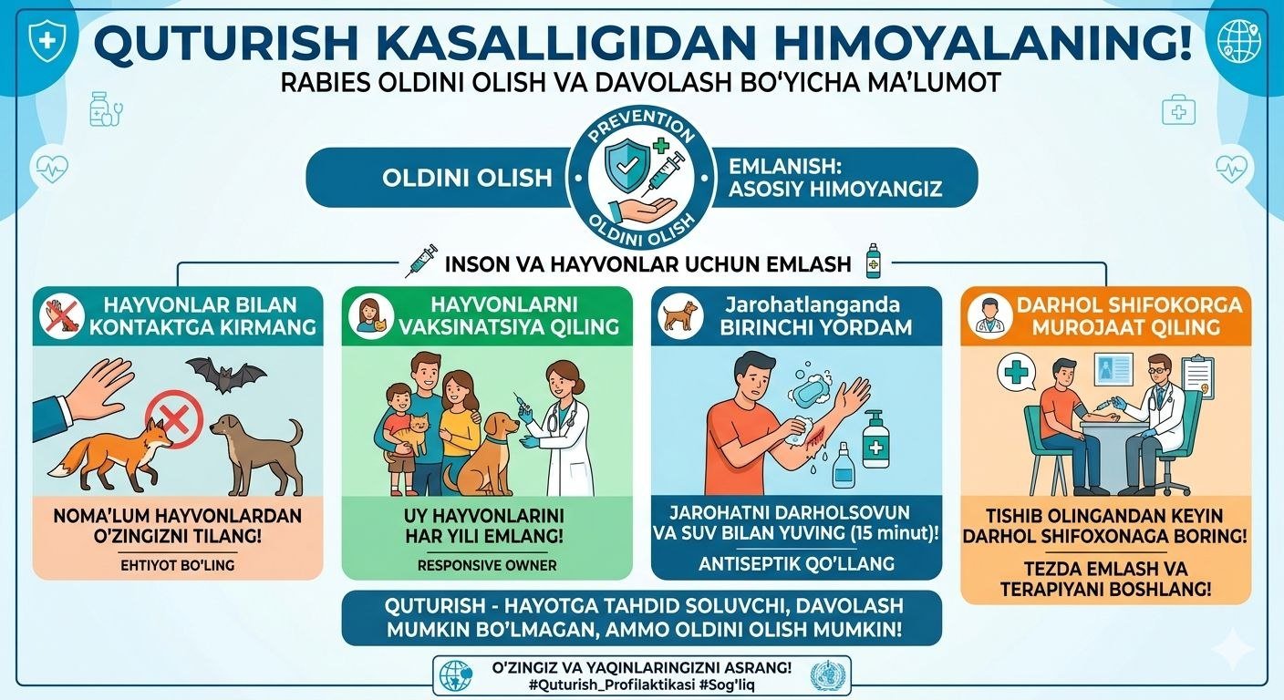 QUTURISH KASALLIGIDAN HIMOYALANING!